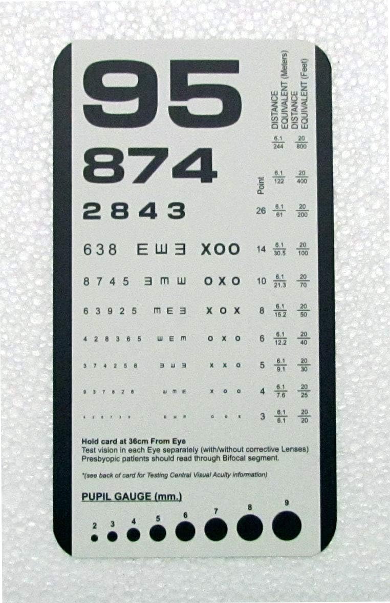Cosmid Ishihara's Book for Colour Deficiency 38 Plates with Pocket Eye Charts - Image 2